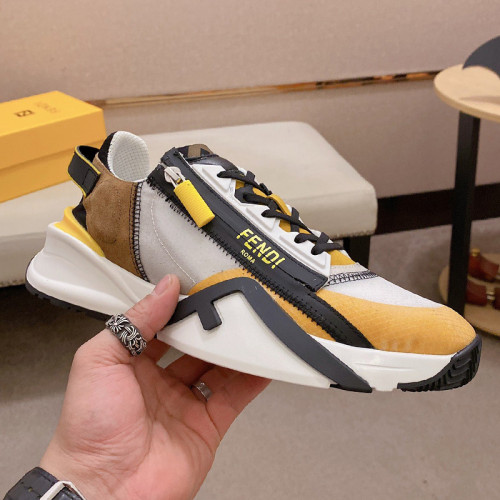Fendi Mens Shoes Fashion Sneakers Luxury Brand Casual Shoes for Men with Original Box