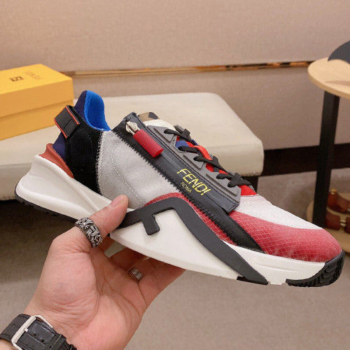 Fendi Mens Shoes Fashion Sneakers Luxury Brand Casual Shoes for Men with Original Box
