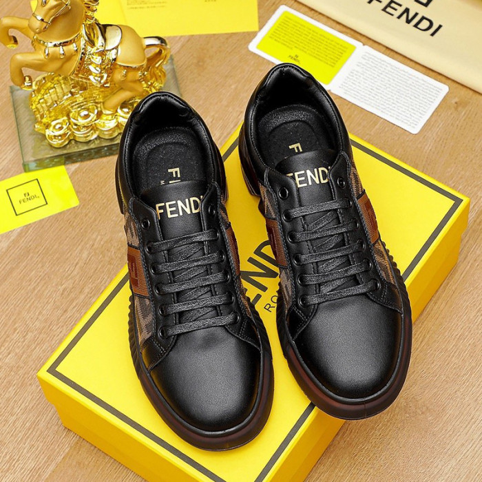Fendi Mens Shoes Fashion Sneakers Luxury Brand Casual Shoes for Men with Original Box