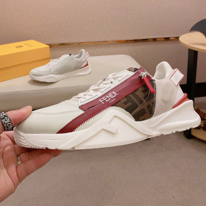 Fendi Mens Shoes Fashion Sneakers Luxury Brand Casual Shoes for Men with Original Box