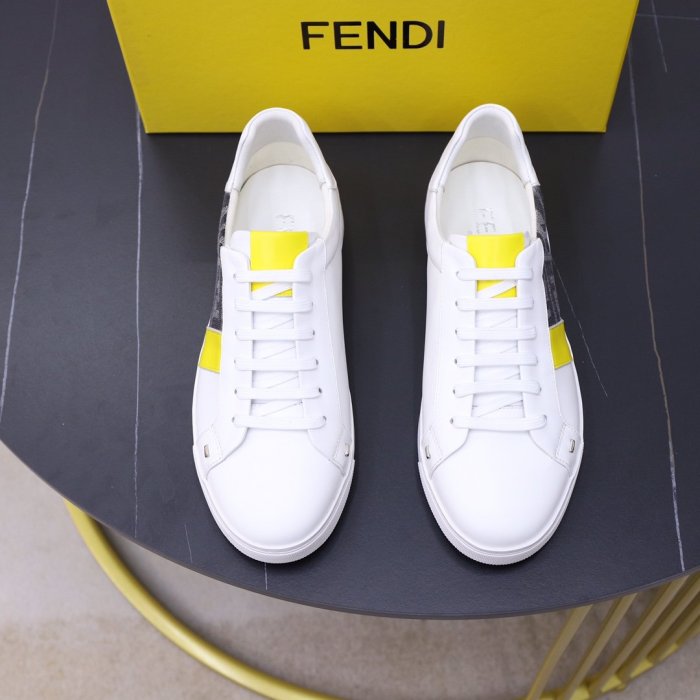 Fendi Mens Shoes Fashion Sneakers Luxury Brand Casual Shoes for Men with Original Box