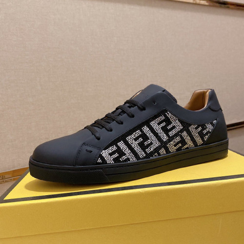 Fendi Mens Shoes Fashion Sneakers Luxury Brand Casual Shoes for Men with Original Box