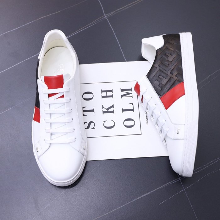 Fendi Mens Shoes Fashion Sneakers Luxury Brand Casual Shoes for Men with Original Box