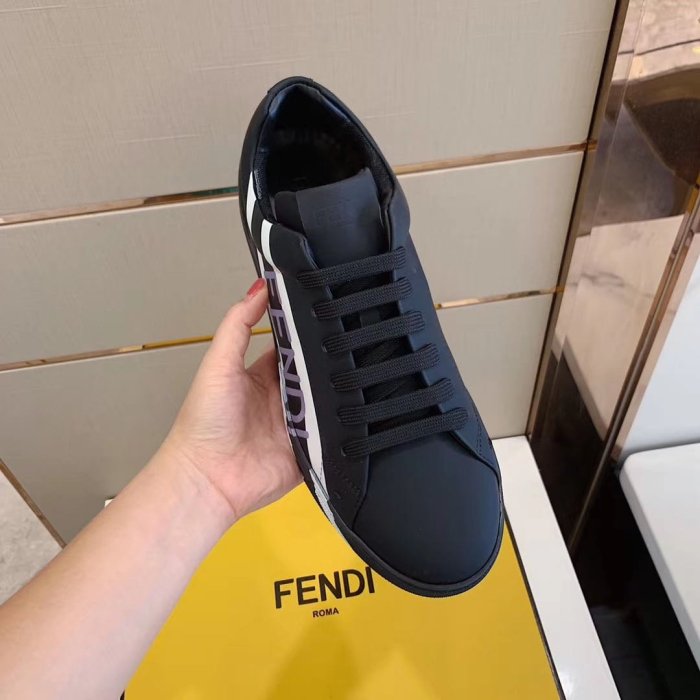 Fendi Mens Shoes Fashion Sneakers Luxury Brand Casual Shoes for Men with Original Box