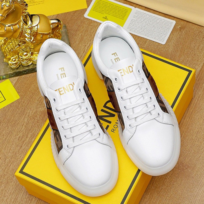 Fendi Mens Shoes Fashion Sneakers Luxury Brand Casual Shoes for Men with Original Box