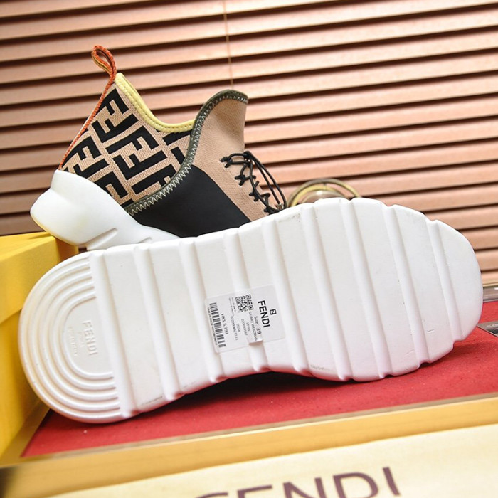 Fendi Mens Shoes Fashion Sneakers Luxury Brand Casual Shoes for Men with Original Box