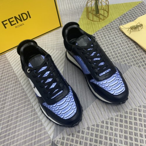 Fendi Mens Shoes Fashion Sneakers Luxury Brand Casual Shoes for Men with Original Box