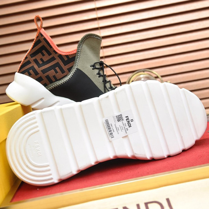 Fendi Mens Shoes Fashion Sneakers Luxury Brand Casual Shoes for Men with Original Box