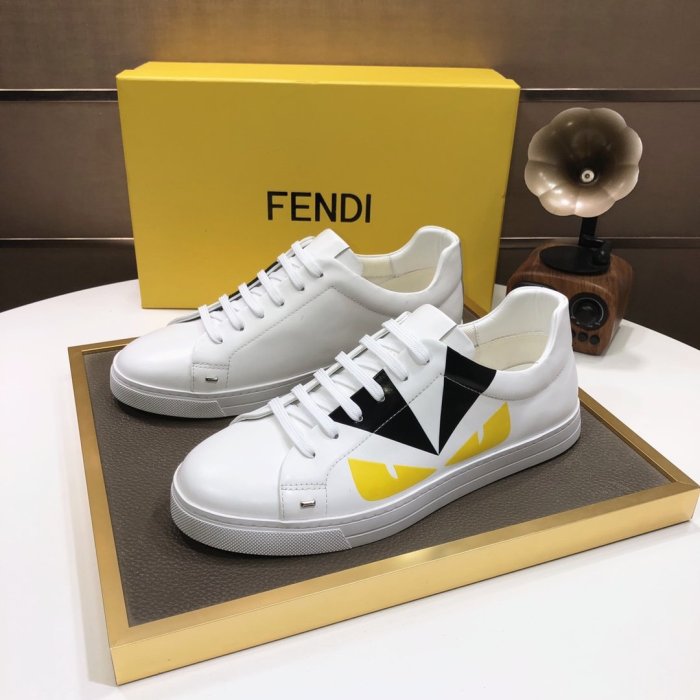 Fendi Mens Shoes Fashion Sneakers Luxury Brand Casual Shoes for Men with Original Box