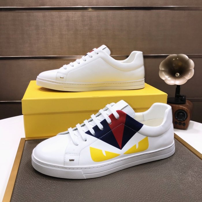 Fendi Mens Shoes Fashion Sneakers Luxury Brand Casual Shoes for Men with Original Box