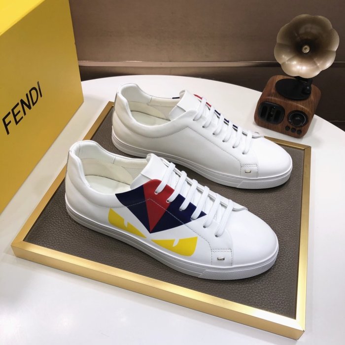 Fendi Mens Shoes Fashion Sneakers Luxury Brand Casual Shoes for Men with Original Box