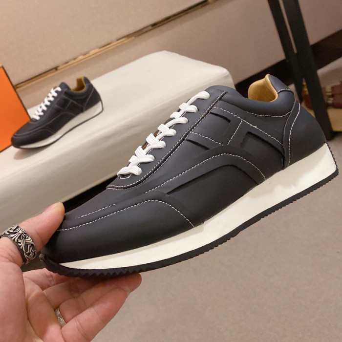 Hermes Mens Casual Shoes Fashion Sneakers Luxury Brand with Original Box