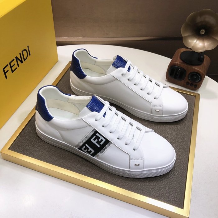 Fendi Mens Shoes Fashion Sneakers Luxury Brand Casual Shoes for Men with Original Box