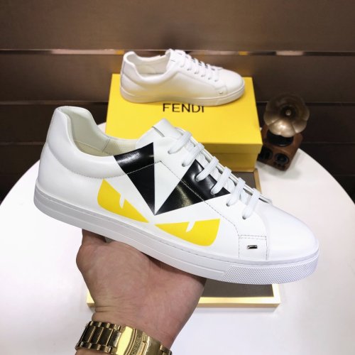 Fendi Mens Shoes Fashion Sneakers Luxury Brand Casual Shoes for Men with Original Box