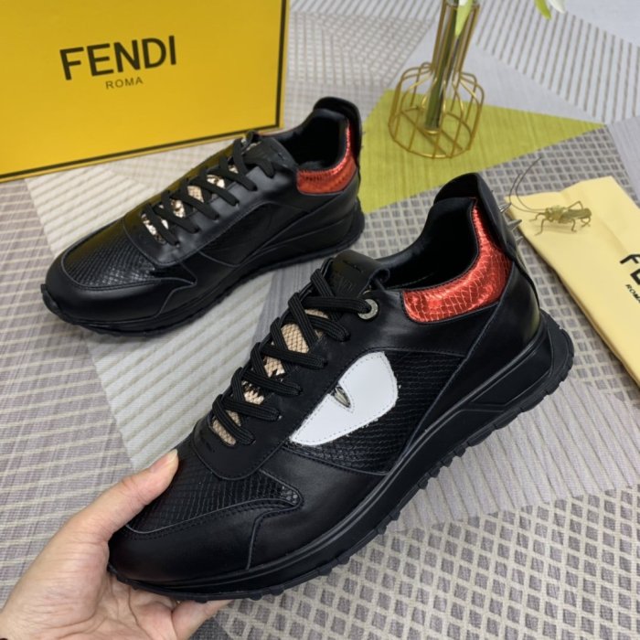 Fendi Mens Shoes Fashion Sneakers Luxury Brand Casual Shoes for Men with Original Box