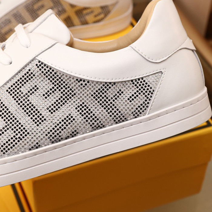 Fendi Mens Shoes Fashion Sneakers Luxury Brand Casual Shoes for Men with Original Box