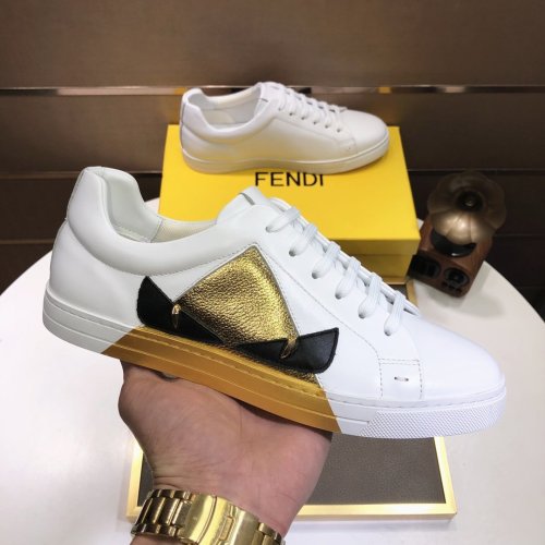 Fendi Mens Shoes Fashion Sneakers Luxury Brand Casual Shoes for Men with Original Box