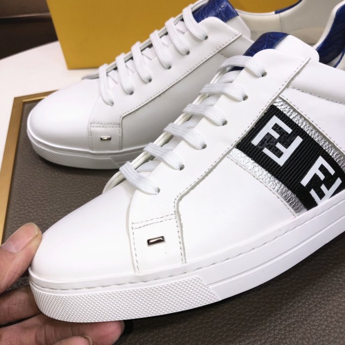 Fendi Mens Shoes Fashion Sneakers Luxury Brand Casual Shoes for Men with Original Box