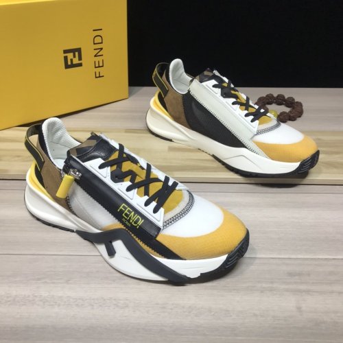 Fendi Mens Shoes Fashion Sneakers Luxury Brand Casual Shoes for Men with Original Box