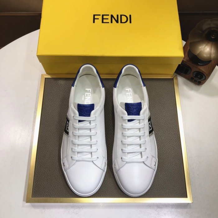 Fendi Mens Shoes Fashion Sneakers Luxury Brand Casual Shoes for Men with Original Box