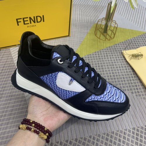 Fendi Mens Shoes Fashion Sneakers Luxury Brand Casual Shoes for Men with Original Box