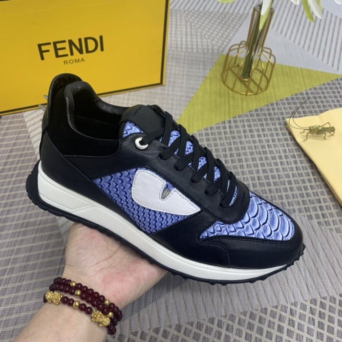 Fendi Mens Shoes Fashion Sneakers Luxury Brand Casual Shoes for Men with Original Box
