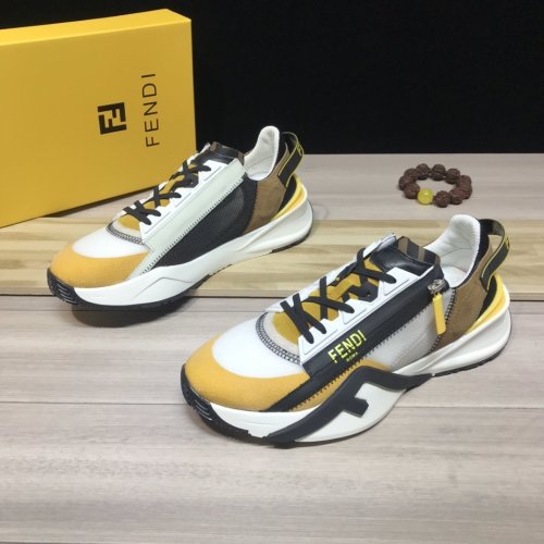 Fendi Mens Shoes Fashion Sneakers Luxury Brand Casual Shoes for Men with Original Box