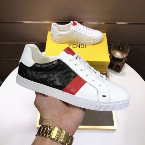 Fendi Mens Shoes Fashion Sneakers Luxury Brand Casual Shoes for Men with Original Box