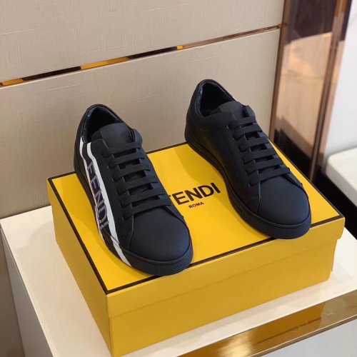 Fendi Mens Shoes Fashion Sneakers Luxury Brand Casual Shoes for Men with Original Box