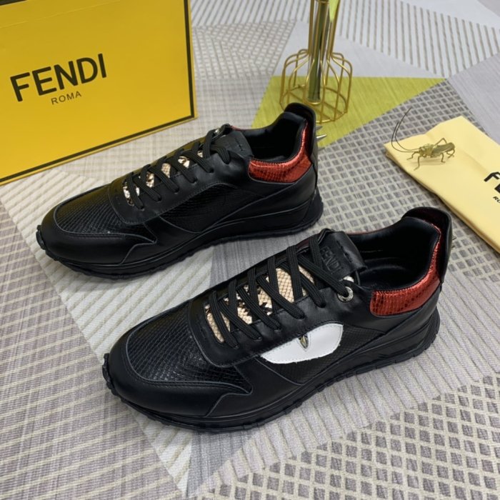 Fendi Mens Shoes Fashion Sneakers Luxury Brand Casual Shoes for Men with Original Box