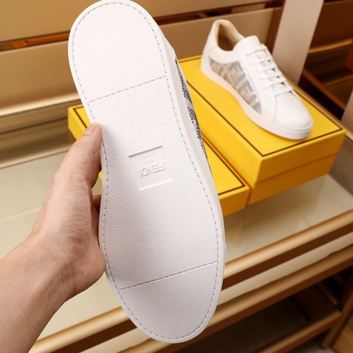 Fendi Mens Shoes Fashion Sneakers Luxury Brand Casual Shoes for Men with Original Box