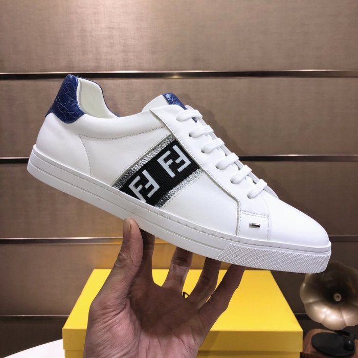 Fendi Mens Shoes Fashion Sneakers Luxury Brand Casual Shoes for Men with Original Box