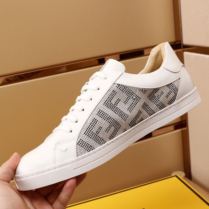 Fendi Mens Shoes Fashion Sneakers Luxury Brand Casual Shoes for Men with Original Box