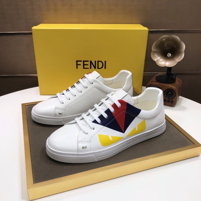 Fendi Mens Shoes Fashion Sneakers Luxury Brand Casual Shoes for Men with Original Box