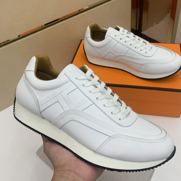 Hermes Mens Casual Shoes Fashion Sneakers Luxury Brand with Original Box