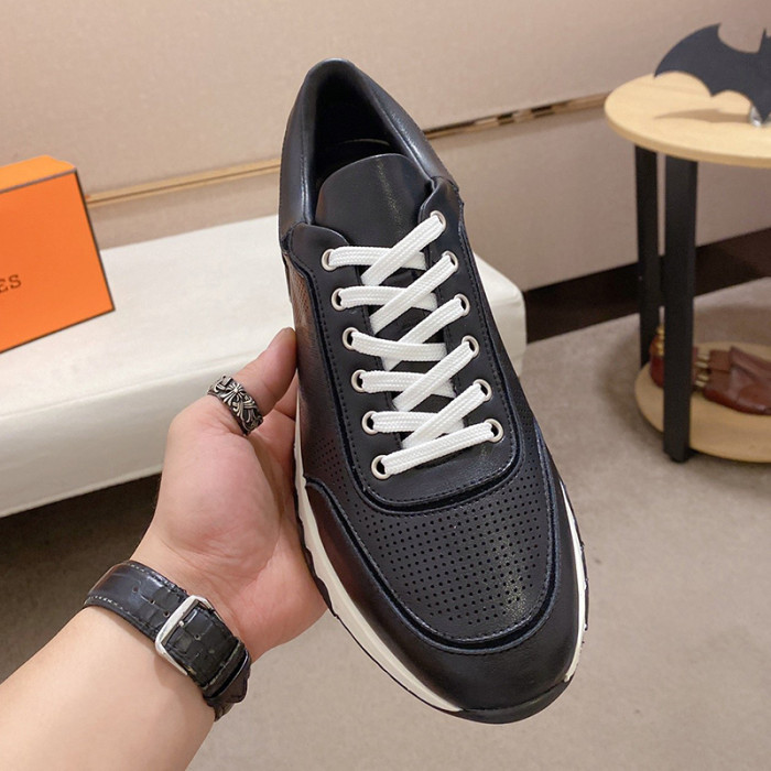 Hermes Mens Casual Shoes Fashion Sneakers Luxury Brand with Original Box