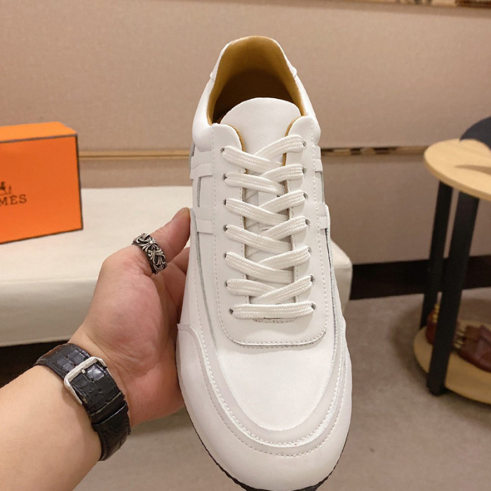 Hermes Mens Casual Shoes Fashion Sneakers Luxury Brand with Original Box
