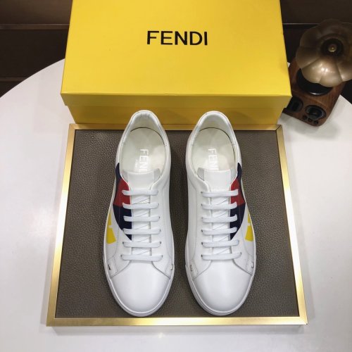 Fendi Mens Shoes Fashion Sneakers Luxury Brand Casual Shoes for Men with Original Box