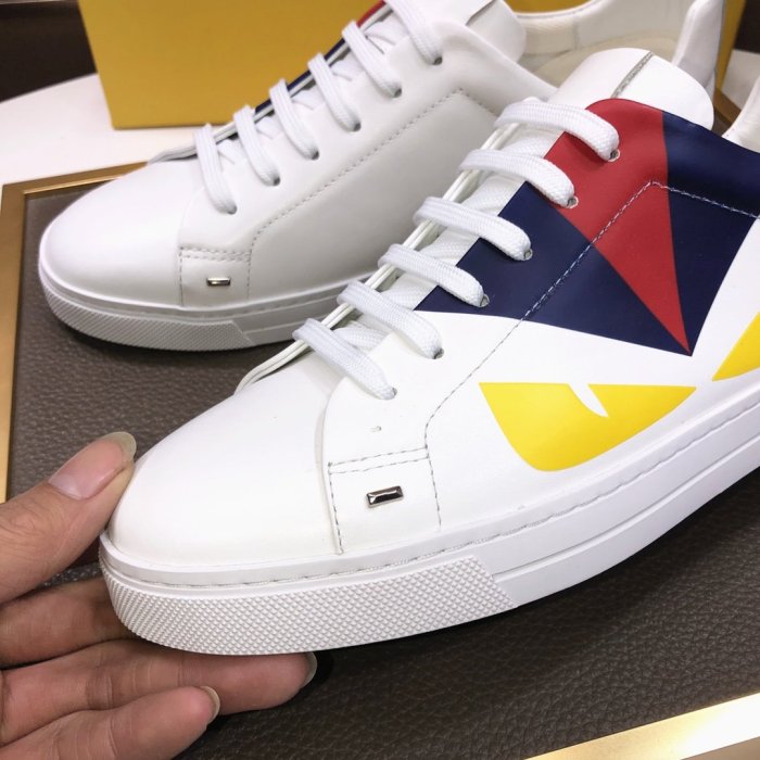 Fendi Mens Shoes Fashion Sneakers Luxury Brand Casual Shoes for Men with Original Box