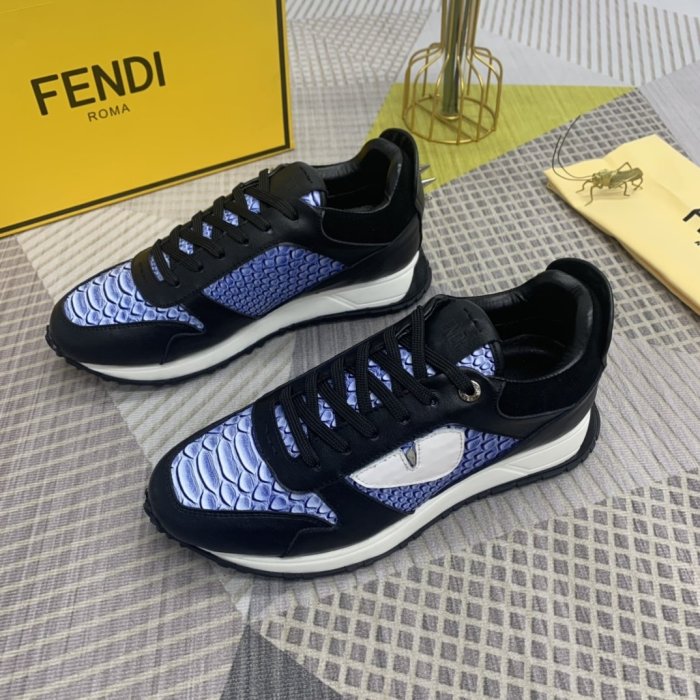 Fendi Mens Shoes Fashion Sneakers Luxury Brand Casual Shoes for Men with Original Box