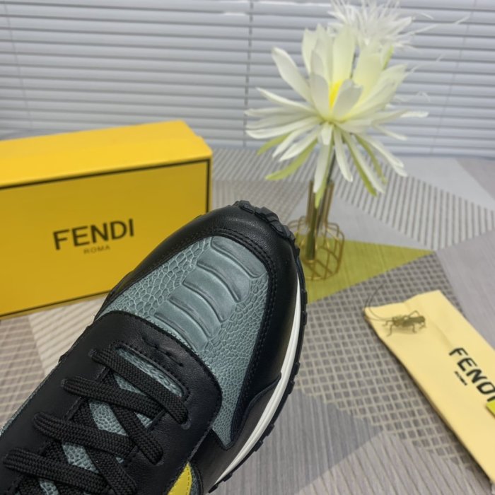 Fendi Mens Shoes Fashion Sneakers Luxury Brand Casual Shoes for Men with Original Box
