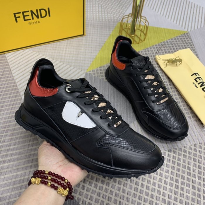 Fendi Mens Shoes Fashion Sneakers Luxury Brand Casual Shoes for Men with Original Box