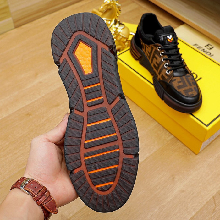 Fendi Mens Shoes Fashion Sneakers Luxury Brand Casual Shoes for Men with Original Box