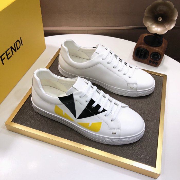 Fendi Mens Shoes Fashion Sneakers Luxury Brand Casual Shoes for Men with Original Box