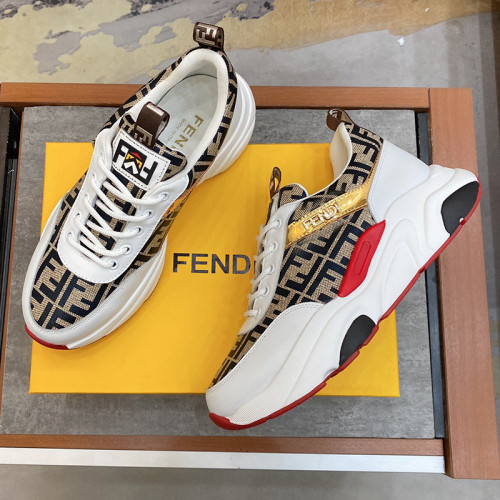 Fendi Mens Shoes Fashion Sneakers Luxury Brand Casual Shoes for Men with Original Box