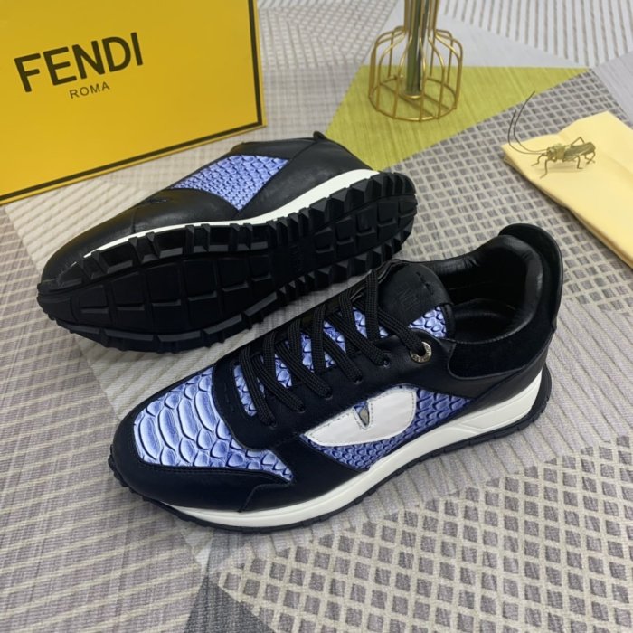 Fendi Mens Shoes Fashion Sneakers Luxury Brand Casual Shoes for Men with Original Box