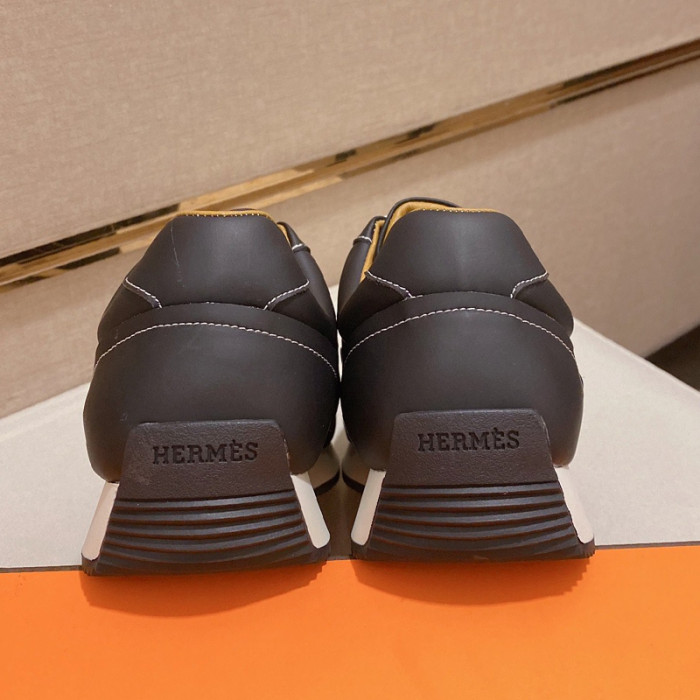 Hermes Mens Casual Shoes Fashion Sneakers Luxury Brand with Original Box