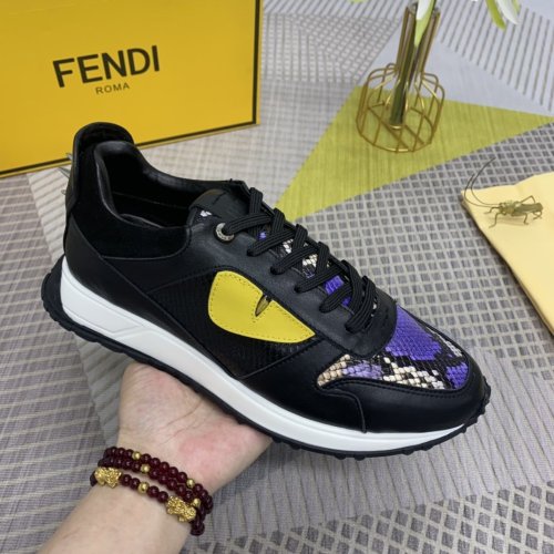 Fendi Mens Shoes Fashion Sneakers Luxury Brand Casual Shoes for Men with Original Box
