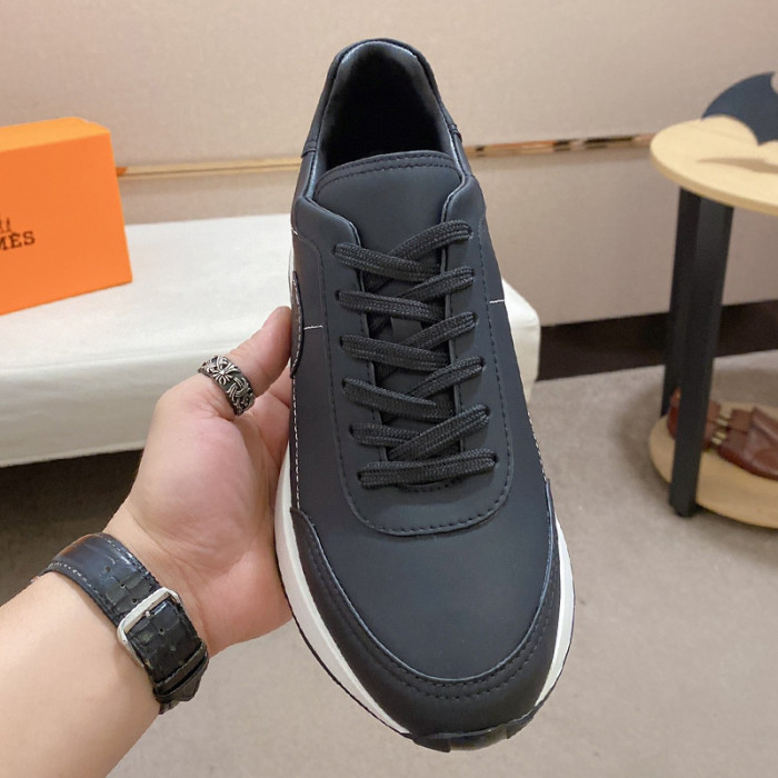 Hermes Mens Casual Shoes Fashion Sneakers Luxury Brand with Original Box