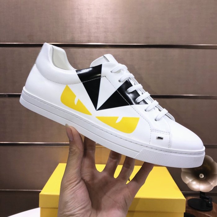 Fendi Mens Shoes Fashion Sneakers Luxury Brand Casual Shoes for Men with Original Box